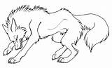 Wolf Coloring Drawing Printable sketch template