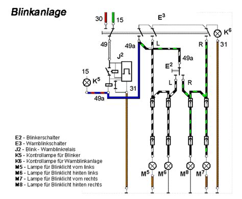 schaltplan blinkanlage wiring diagram