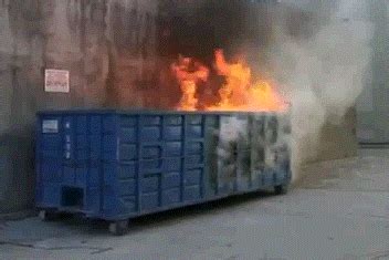 trash fire gifs find share  giphy