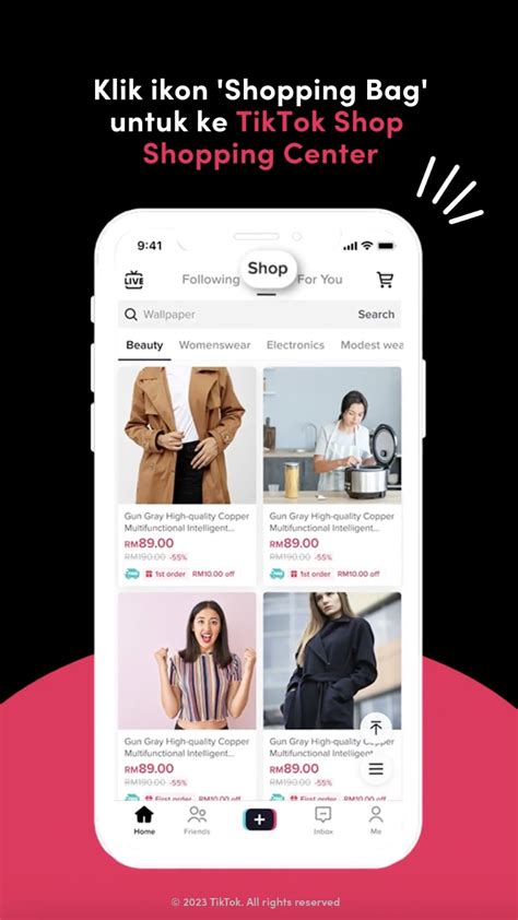 tiktok shop announces  feature shopping center  simplify