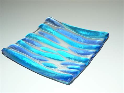 Small Tack Fused Dish Fused Glass Fused Glass Plates Glass Art