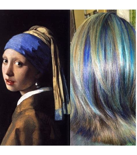 ces filles se colorent les cheveux pour reproduire de célèbres tableaux