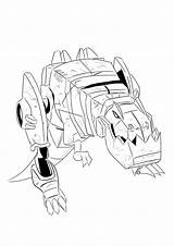 Grimlock Transformers Coloring Pages Sketch Dinobot Template sketch template
