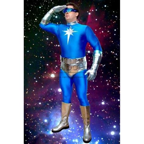 metallic and spandex kyberstarr superhero cosplay zentai costume