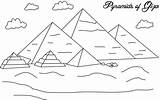 Pyramid Pyramids Giza Egipto Piramides Egyptian Colorear Egipcia Decoracion Visuales Plasticas Studyvillage Egipte Effortfulg Monumentos Pirámide Antic Onlycoloringpages Arte sketch template