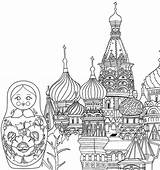 Moscow Coloringpagesfortoddlers sketch template