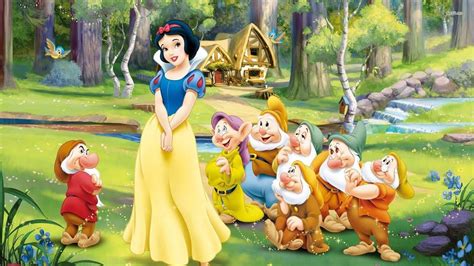 Grimms Fairy Tales Snow White And The Seven Dwarfs Learn English