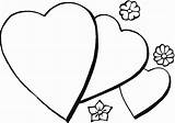 Heart Big Coloring Pages Color Getcolorings sketch template