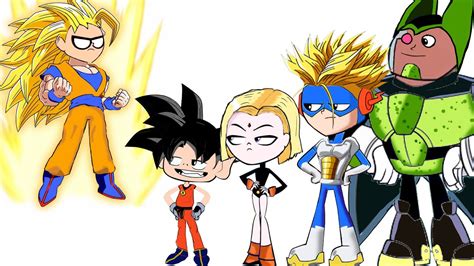 Teen Titans Go Color Swap Dragonball Z Dragonball Super Gohan Goku