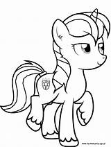 Coloring Pony Shining Little Armor Pages Print Obrazka Gif sketch template