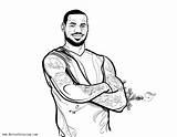 Lebron Lakers Sheets Player Wickedbabesblog sketch template