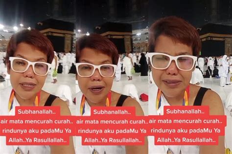 [v] Suara Dan Wajah Macam Perempuan Tapi Berihram Depan Kaabah Ramai