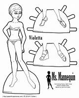 Mannequin Pages Coloring Getcolorings Paper Dolls Tops Ms Print sketch template