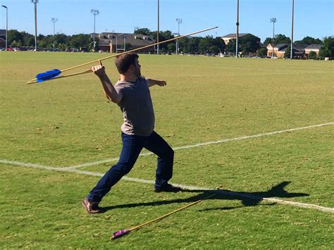 history students test  spear throwing chops teaching hub