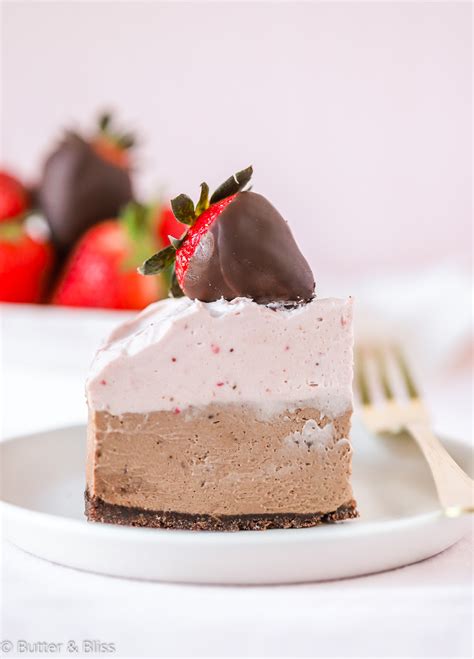 bake chocolate mousse cheesecake mini cake butter  bliss