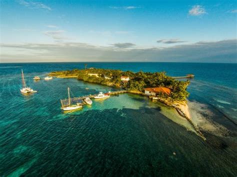 Aerial View Of Hatchet Caye Resort Belize 2015 Picture Of Hatchet