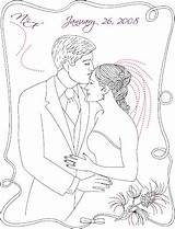 Coloring Wedding Pages Custom sketch template