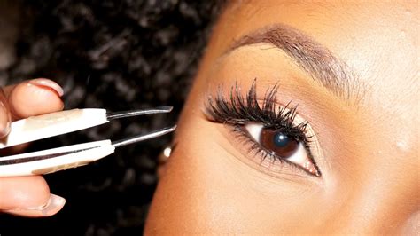 apply false lashes  beginners beautybasics youtube