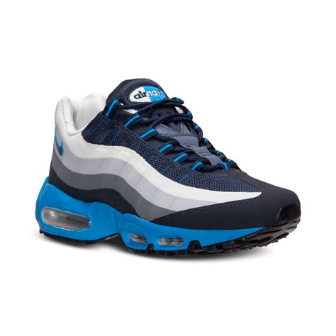Nike Mens Air Max 95 Nosew Running Sneakers From Finish Line In Blue