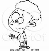 String Reminder Boy Illustration Cartoon Toonaday Finger Royalty His Lineart Clipart Vector 2021 sketch template