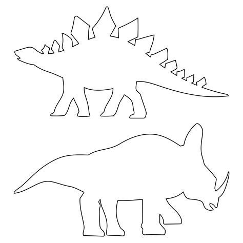 printable dinosaur pattern     printablee
