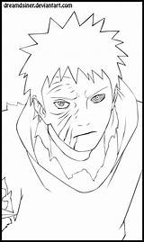 Obito Coloring Pages Tobi Printable Popular Getcolorings Library Clipart Coloringhome Line sketch template