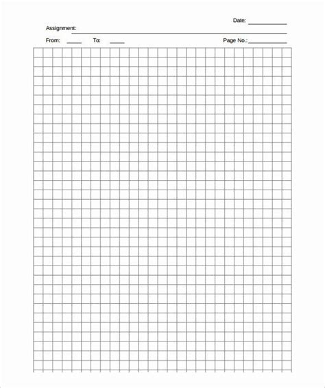 blank graph paper template fresh  graph paper templates