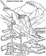 Yosemite Designlooter Sequoia Leaves Dome sketch template