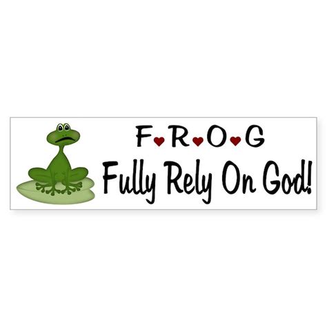 fully rely  god bumper bumper sticker  stylesplus