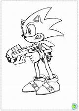 Sonic Dinokids Coloring Close sketch template
