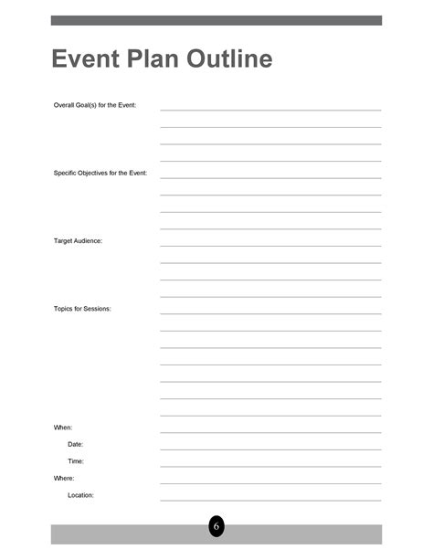 professional event planning checklist templates templatelab