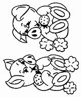Coloring Pig Pages Printable Olivia Popular Library Clipart Print Malvorlage sketch template