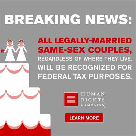 all legal same sex marriages to be recognized by us treasury regardless