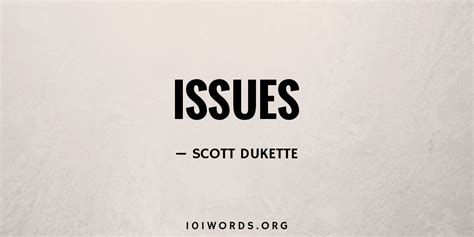 issues  words
