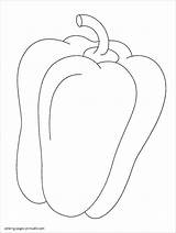 Pepper Coloringbay sketch template