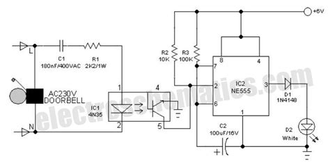 electronic doorbell circuit
