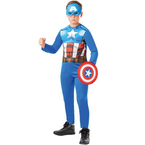 marvel avengers captain america fancy dress costume box set the