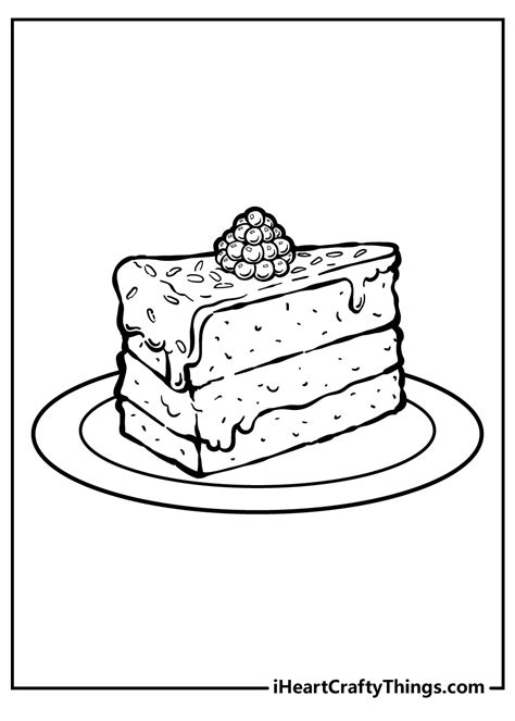 cake food coloring pages