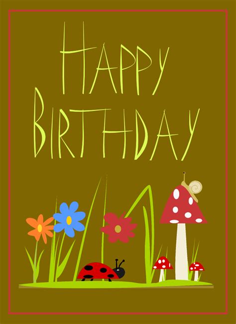 free printable happy birthday cards free happy birthday word art