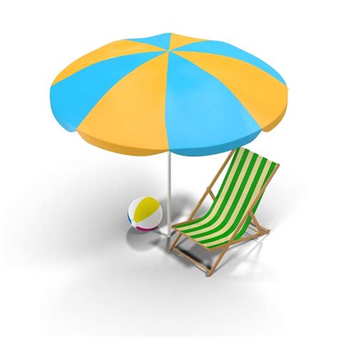 Beach Chair And Umbrella Png Images And Psds For Download