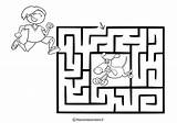 Labirinti Labirinto Facili Pianetabambini Facile Stampe Singolarmente sketch template