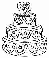 Cake Coloring Wedding Pages Drawing Birthday Beautifully Color Decorated Template Cakes Printable Preschool Place Sketch Slice Tocolor Getdrawings Tiered Line sketch template