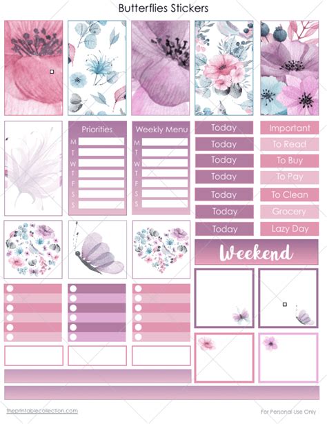 journal stickers printable