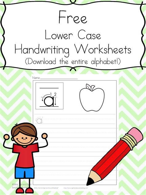 handwriting sheets   child learn  write