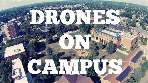 campus drone flying youtube