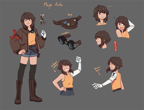 artstation character reference sheets