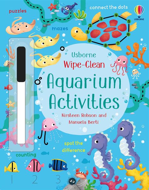 wipe clean aquarium activities kirsteen robson