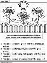 Following Directions Coloring Worksheets Color Teacherspayteachers sketch template