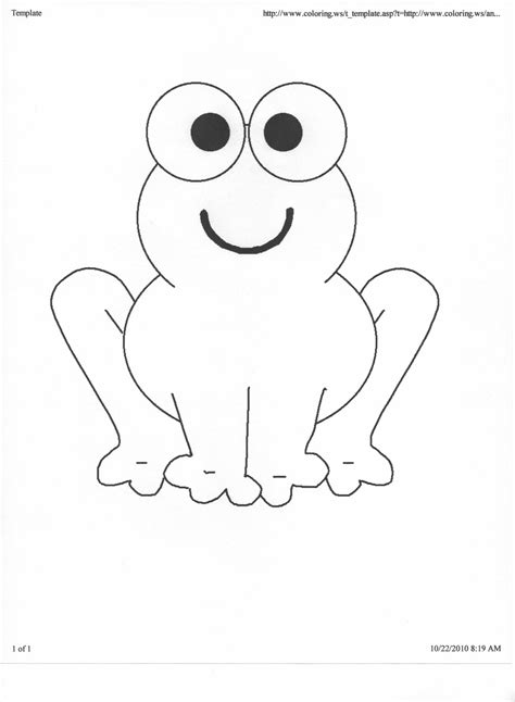 printable frog clip art  stencils printables frog coloring pages