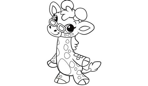 cute giraffe coloring pages